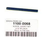 1/4-20 X 2.25 BLACK OXIDE GR. 8 SOCKET SET SCREW. - Rivera Primo