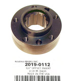 Insert, 2.5" - For 1-1/2", 1-3/4 , & 2" Wide Front Pulleys - Splined Motor Shafts